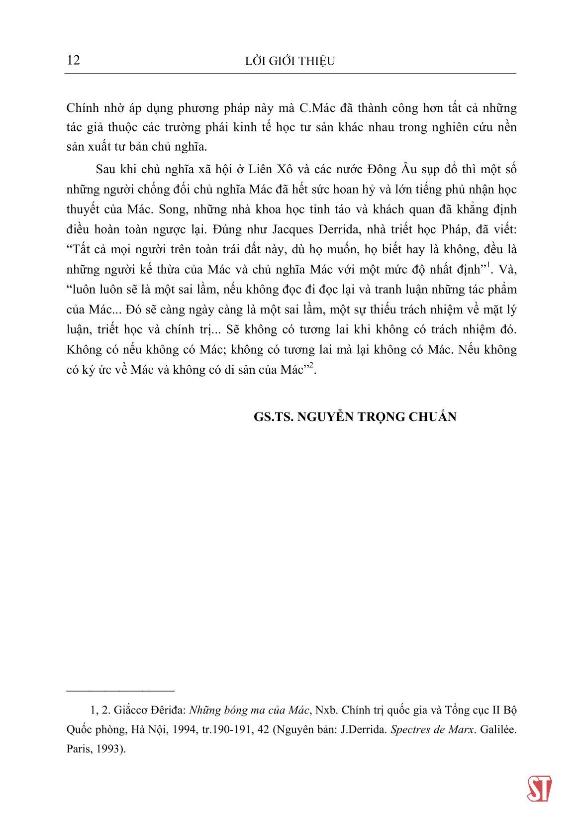 Tư Bản - Phê Phán Khoa Kinh Tế Chính Trị - Tập Thứ Ba - Quyển III: Toàn Bộ Quá Trình Sản Xuất Tư Bản Chủ Nghĩa. Phần Thứ Nhất (Chương I - XXVIII)
