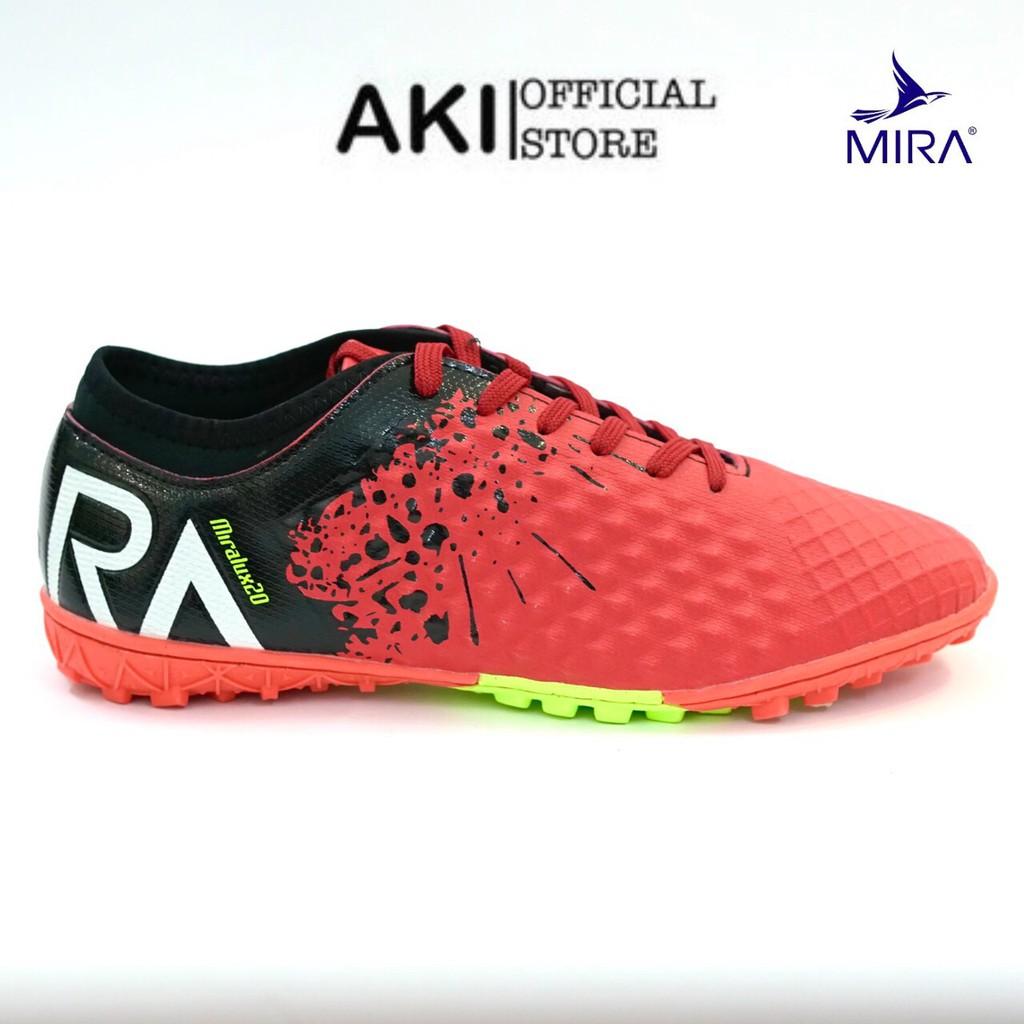 Giày đá bóng cỏ nhân tạo Mira Lux 20 Đỏ thể thao nam chính hãng phong cách - LU003