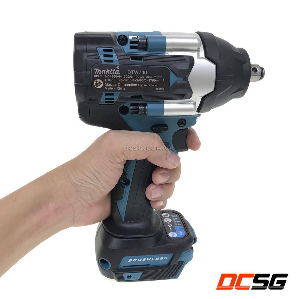 Máy siết bu lông 12.7mm dùng pin 18V Makita DTW700Z | DCSG