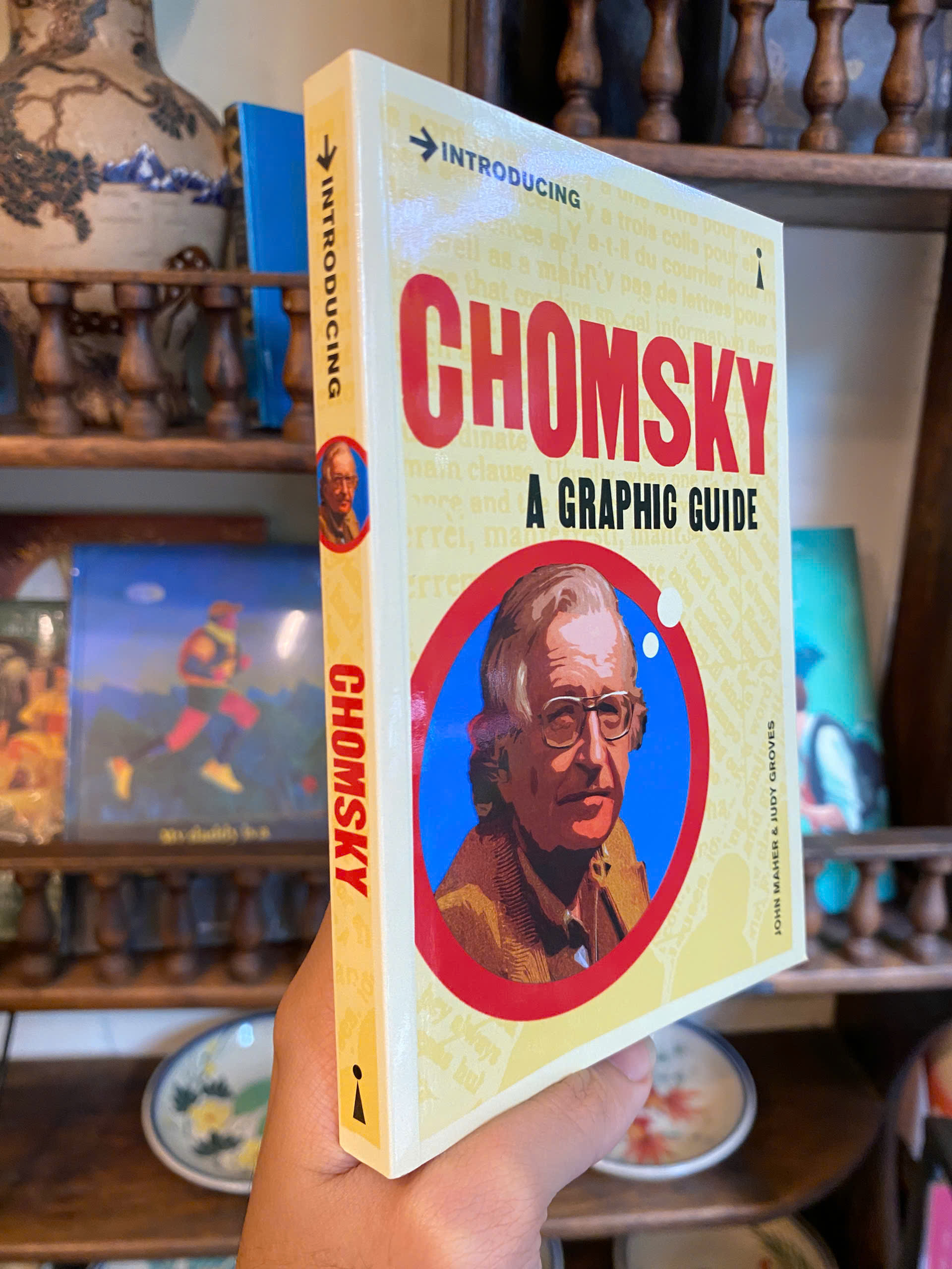 Sách - Introducing Chomsky: A Graphic Guide by John Maher | Philosophy Nonfiction / Ngoại văn