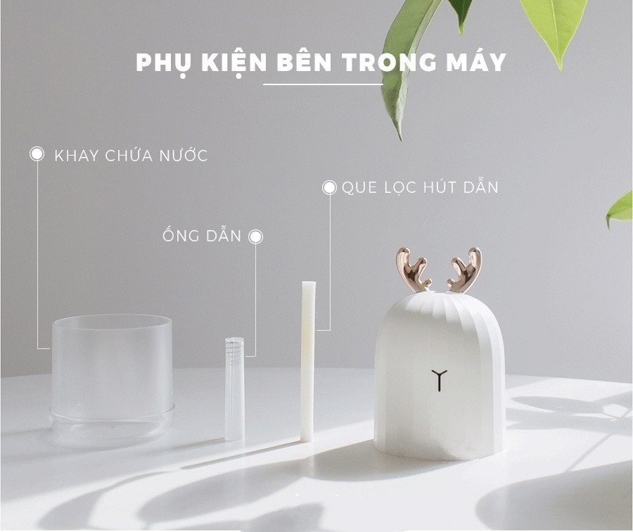 Máy Tạo Độ Ẩm Phun Sương Hình Thỏ- Hàng Nhập Khẩu