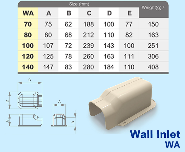 Trunking Nhựa Fineduct Chụp Áp Tường WA - Hàng Nhập Khẩu