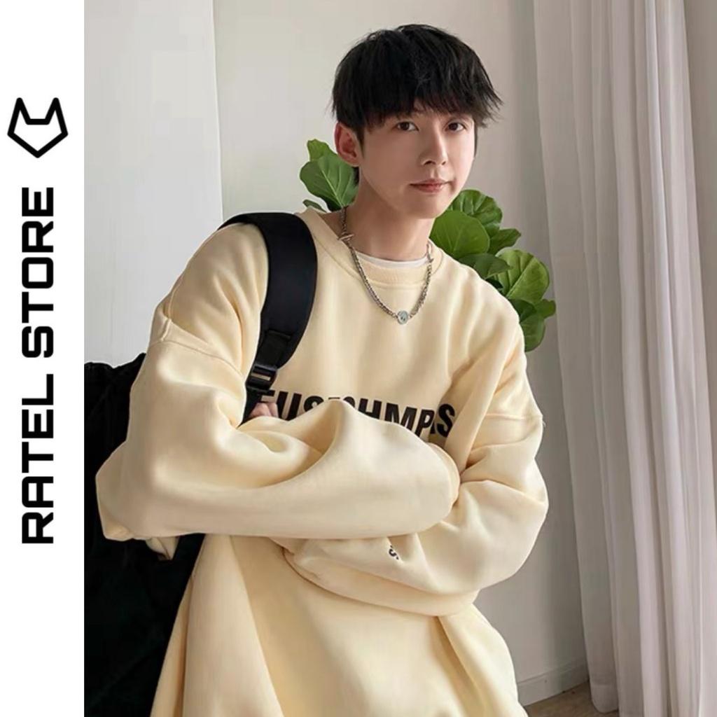 Áo Sweater Nỉ Bông Nam Nữ EUSZCHMPAS Unisex Form Rộng