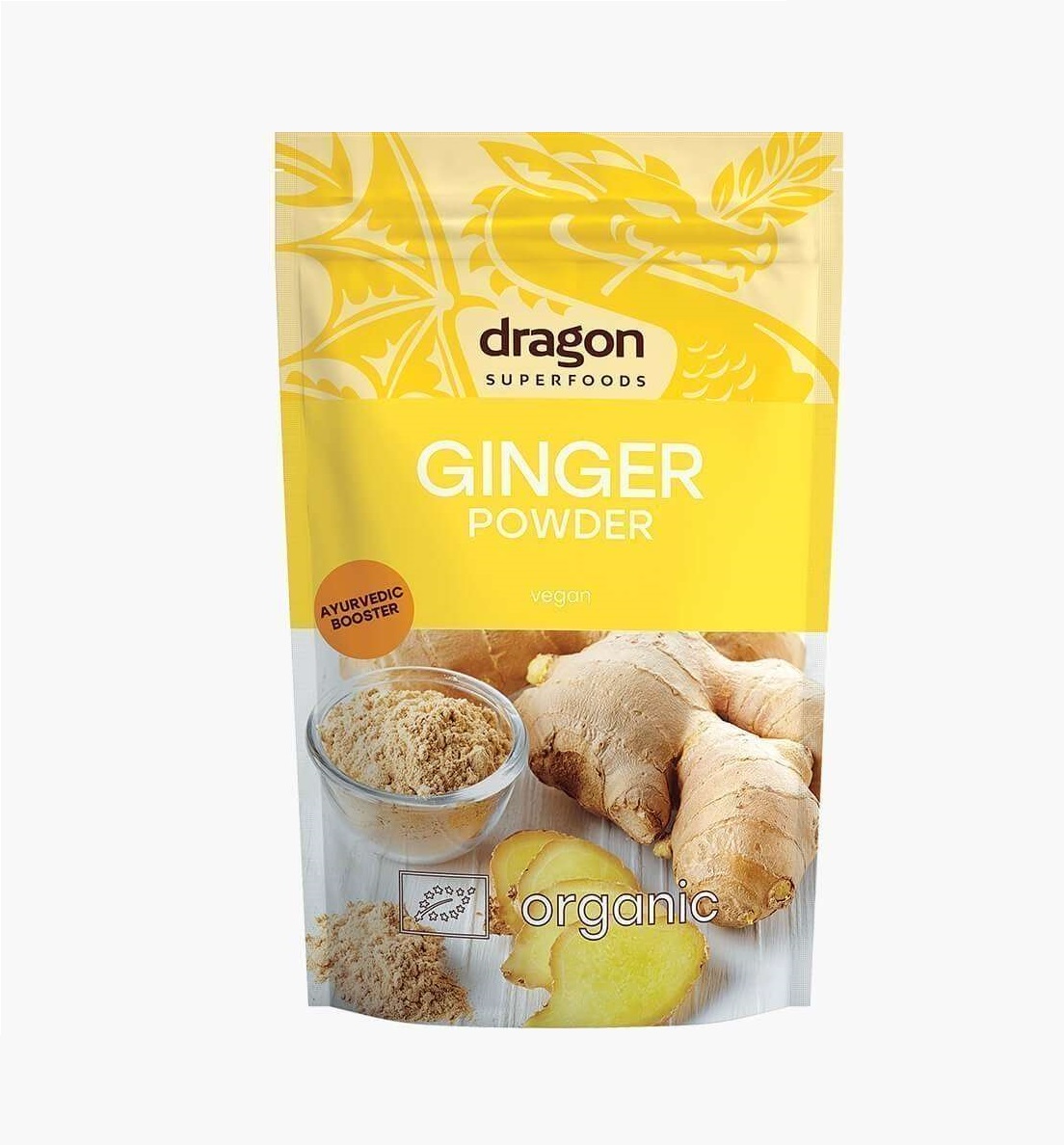 Bột gừng nguyên chất hữu cơ 200gr - Dragon Superfoods