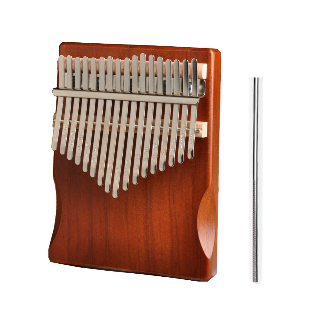 Đàn Kalimba 17 phím gỗ nguyên khối Mahagony PJLIM72