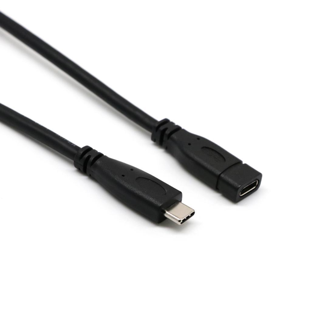 Type C USB 3.1 Male to USB C Female Extension Data Cable for PC Phones