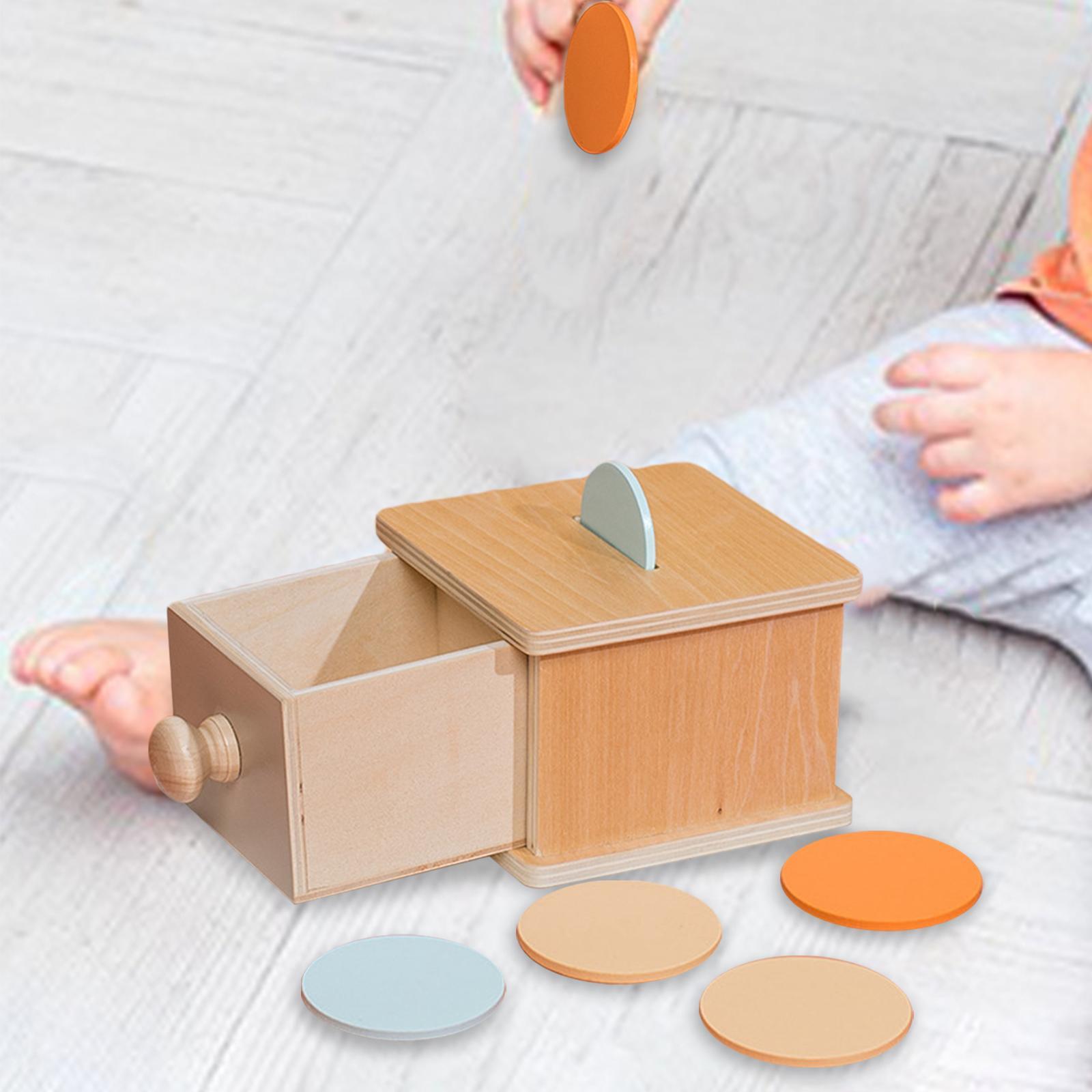 Wooden Box Montessori Toys Preschool Learning Material for Boys Girls