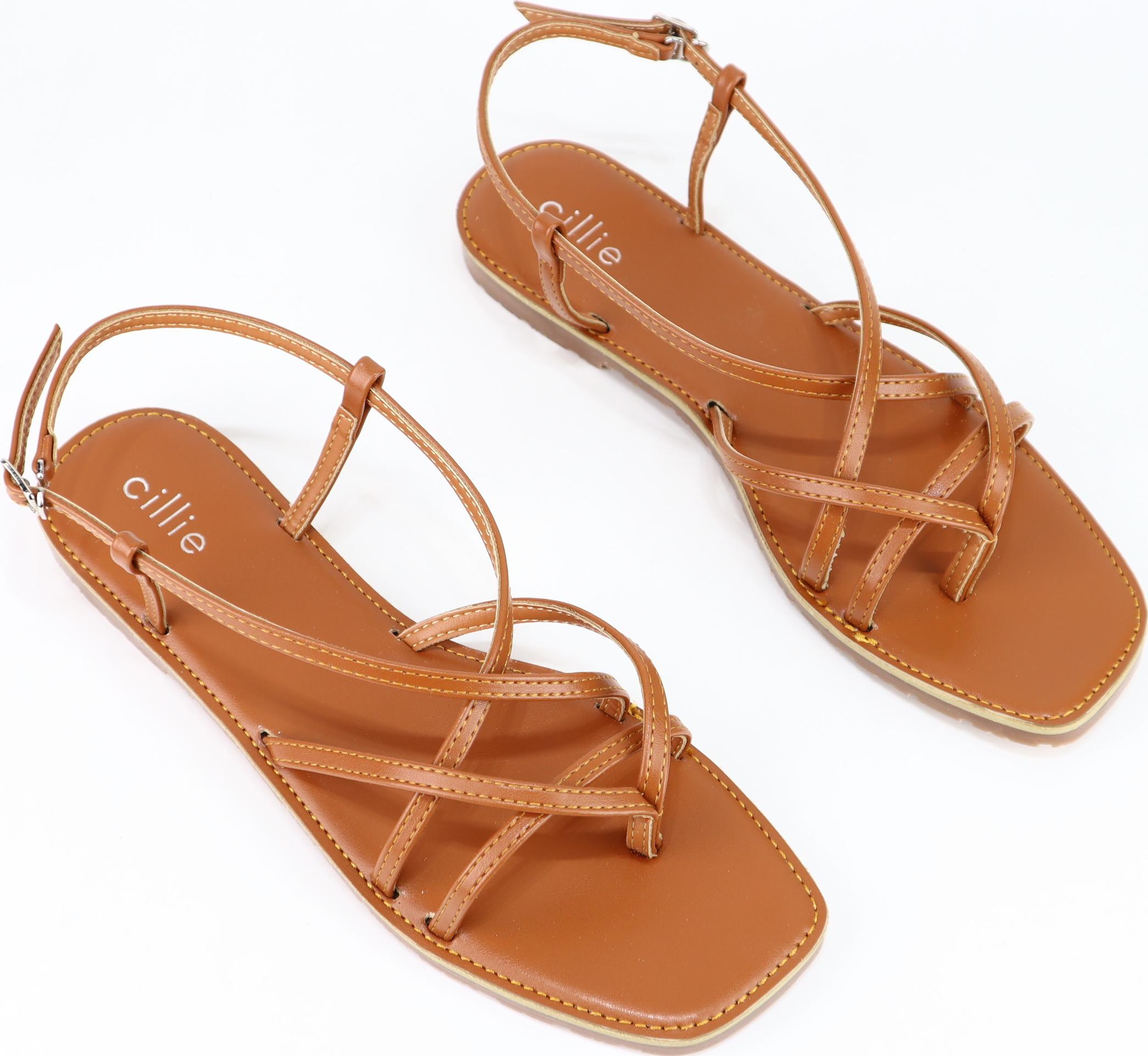 Giày sandal xỏ ngón đế bệt Cillie 1061