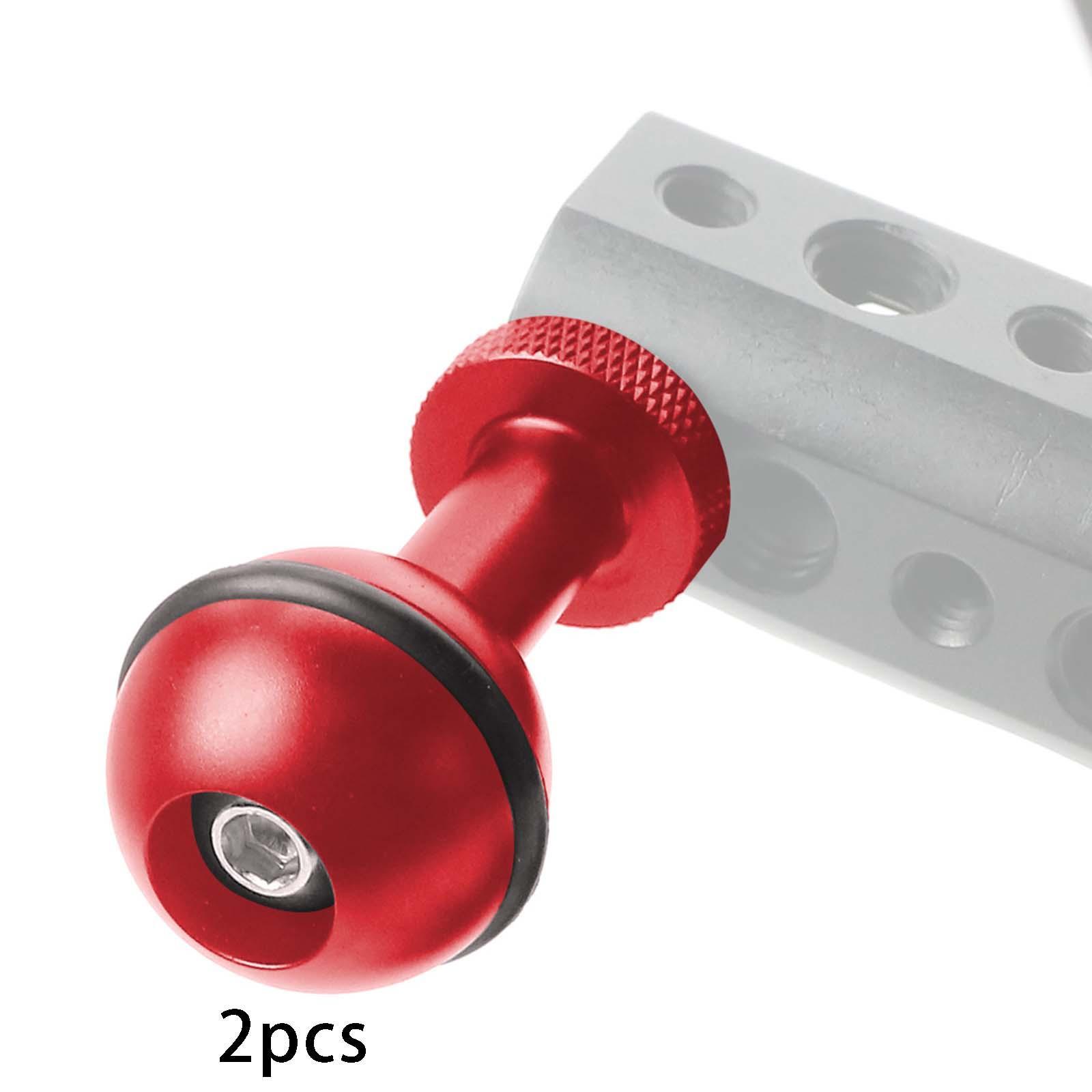 Camera Screw Mount Adapter Ball Head 1 4 inch Adapter Red