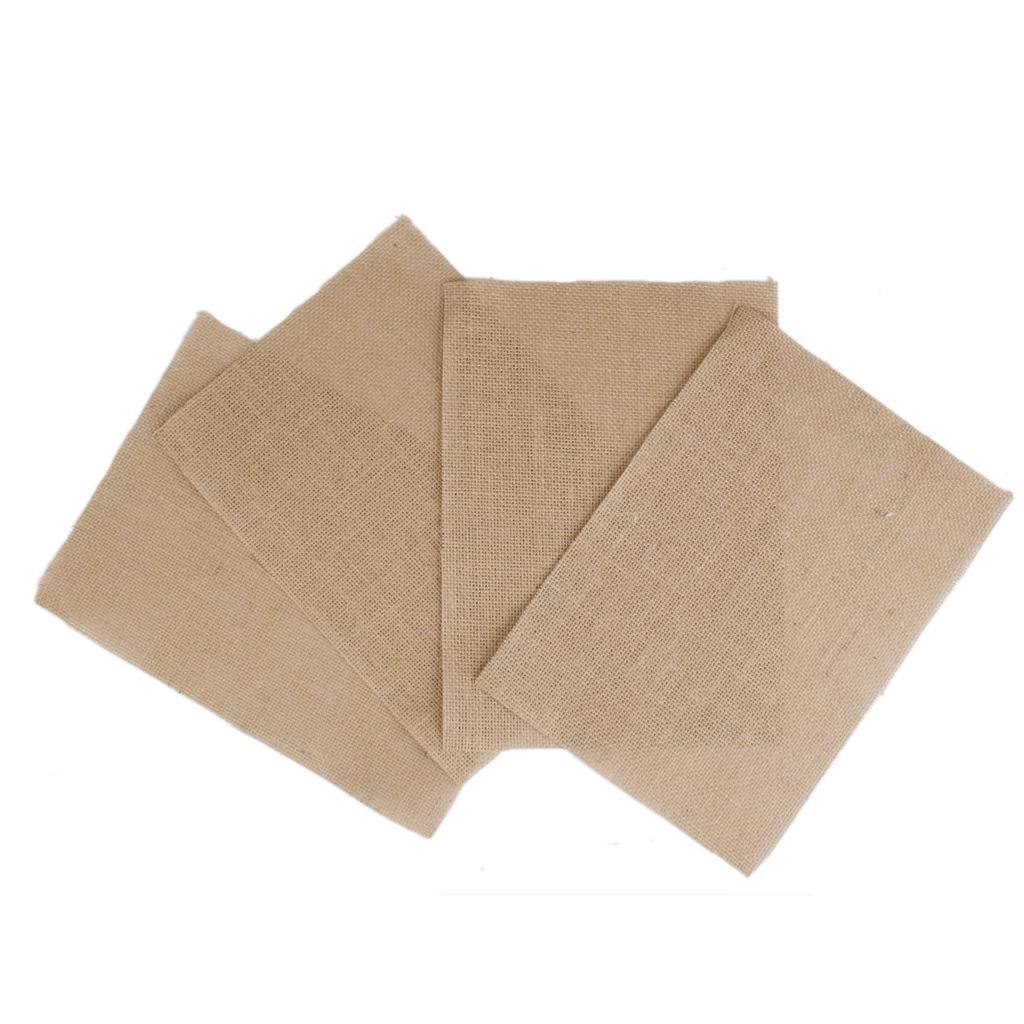Hessian Burlap Place Mat Handmade Set Of 10 Table Mats Kitchen Dining Decor