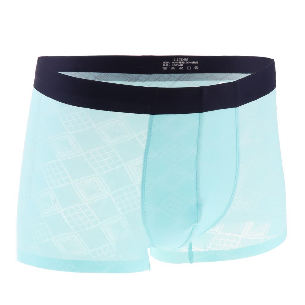 Mens Sexy Translucent Pouch Briefs Underwear Bulge Pouch Panties