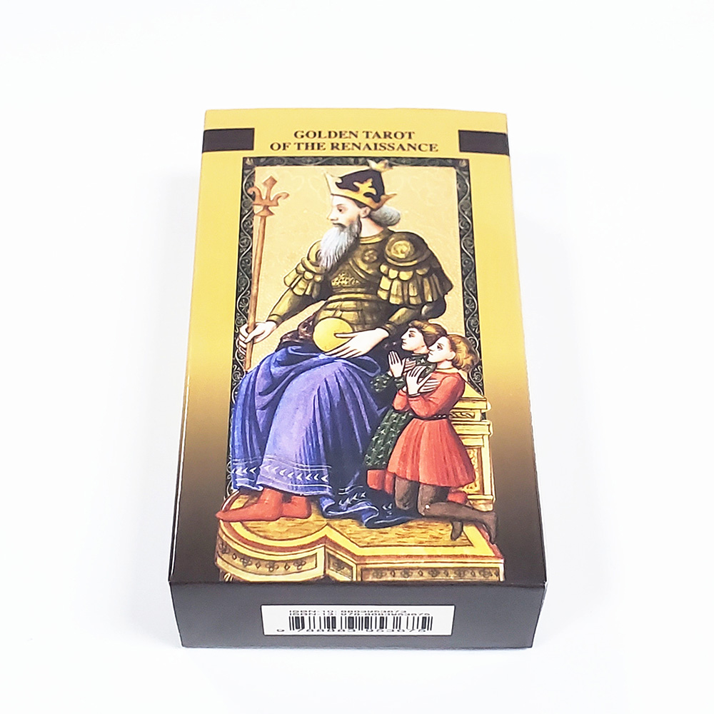Bộ Bài Golden Tarot Of The Renaissance 7x12 Cm Tặng Đá Thanh Tẩy