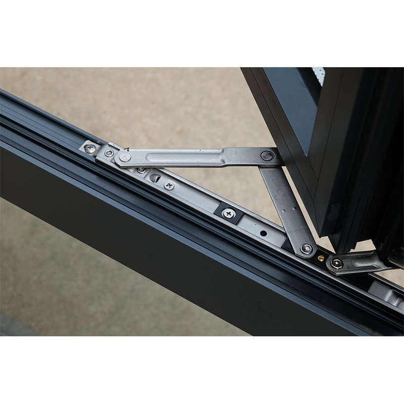 RUIGUAN Cầu gãy vương miện sắc nét 65 cửa sổ casement -1.8mm Cửa sổ ban công kín tùy chỉnh Cầu gãy Cửa sổ cách âm hợp kim nhôm