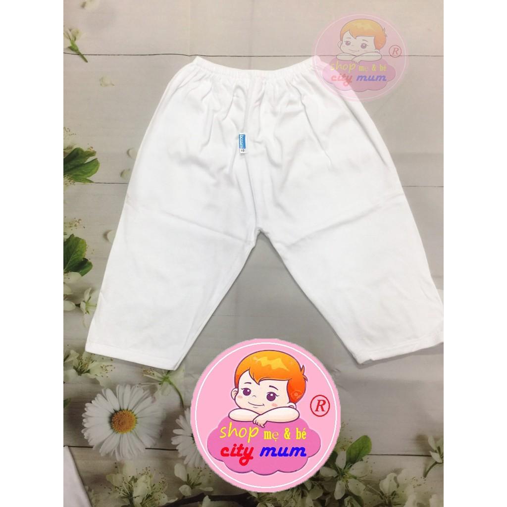 COMBO 5 QUẦN DÀI TRẮNG CHO BÉ 