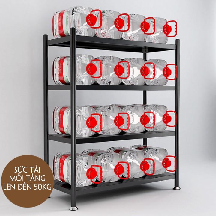 Kệ đa năng để lò vi sóng thép đen cao cấp 60x40x120,Kệ Để Lò Vi Sóng INOX 304 Sơn Tĩnh Điện Đen Đa Năng Nhà Bếp siêu bền
