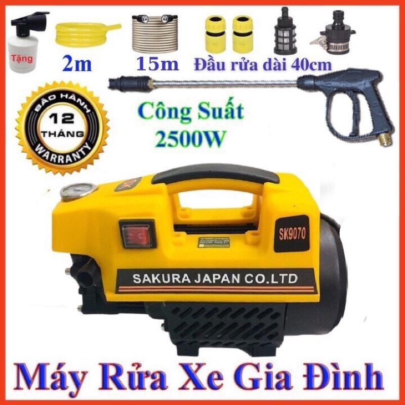 MÁY RỬA XE SAKURA 2500w, Thế hệ mới nhất 2021