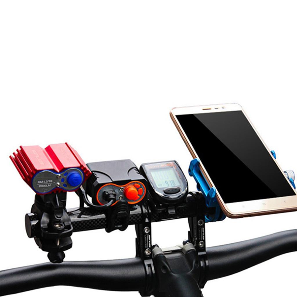 Alloy Handlebar Extension Mount Bike 31.8mm/25.4mm Handle Bar Extender Bracket