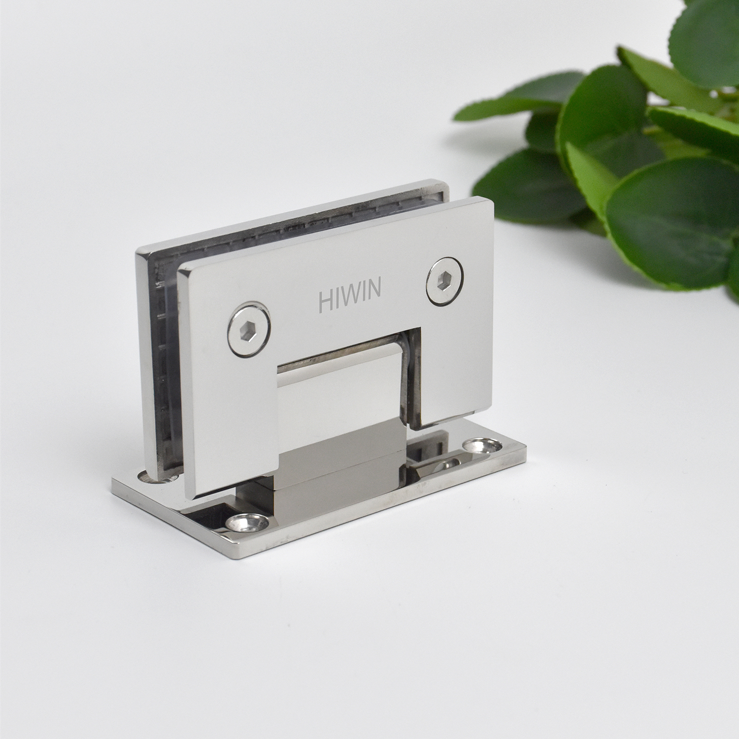 Bản lề cabin tắm 90 độ kính - tường cạnh thẳng inox 304 Hiwin HG-009