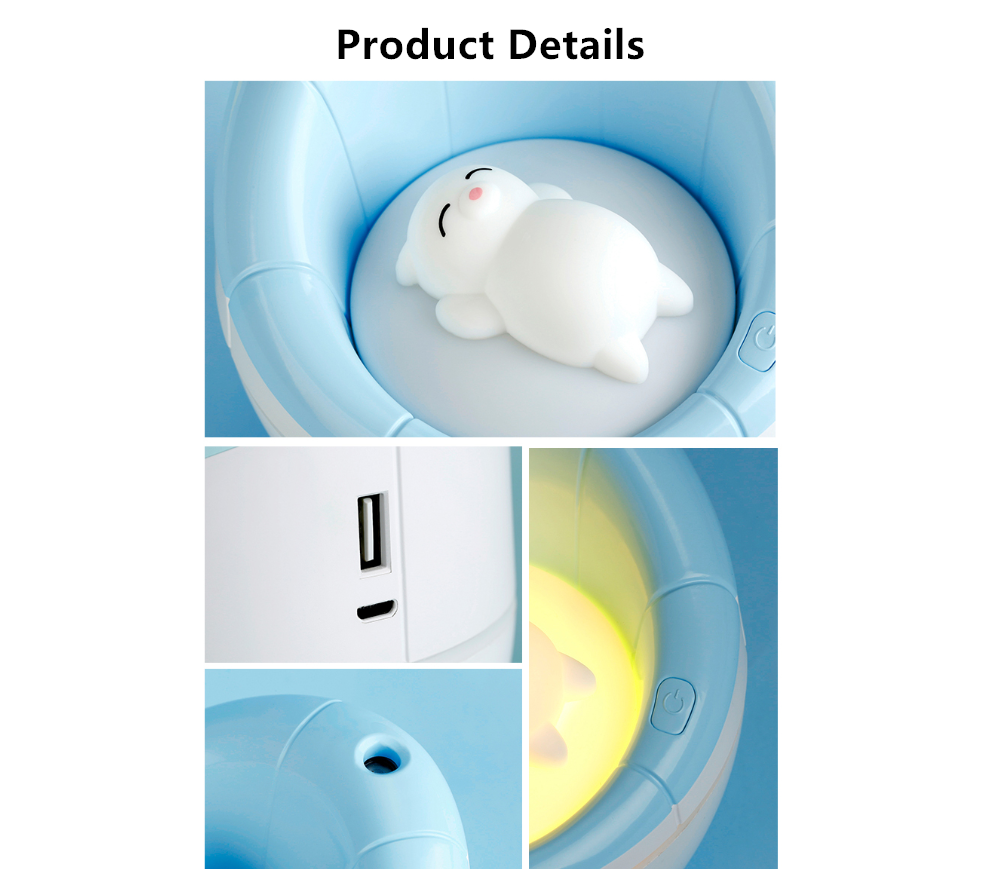 Máy Phun Sương Tạo Ẩm Không Khí USB Máy Khuếch Tán Tinh Dầu Tạo Ẩm Sử Dụng Nhà Humidificador Phun Sương Tạo Ẩm Hình Ếch Con Khuếch Tán Máy Xông Khí Dung Cho Xe Ô Tô Văn Phòng