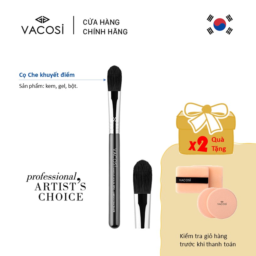 Cọ Che Khuyết Điểm Vùng Rộng PRO VACOSI - FP12 Large Concealer