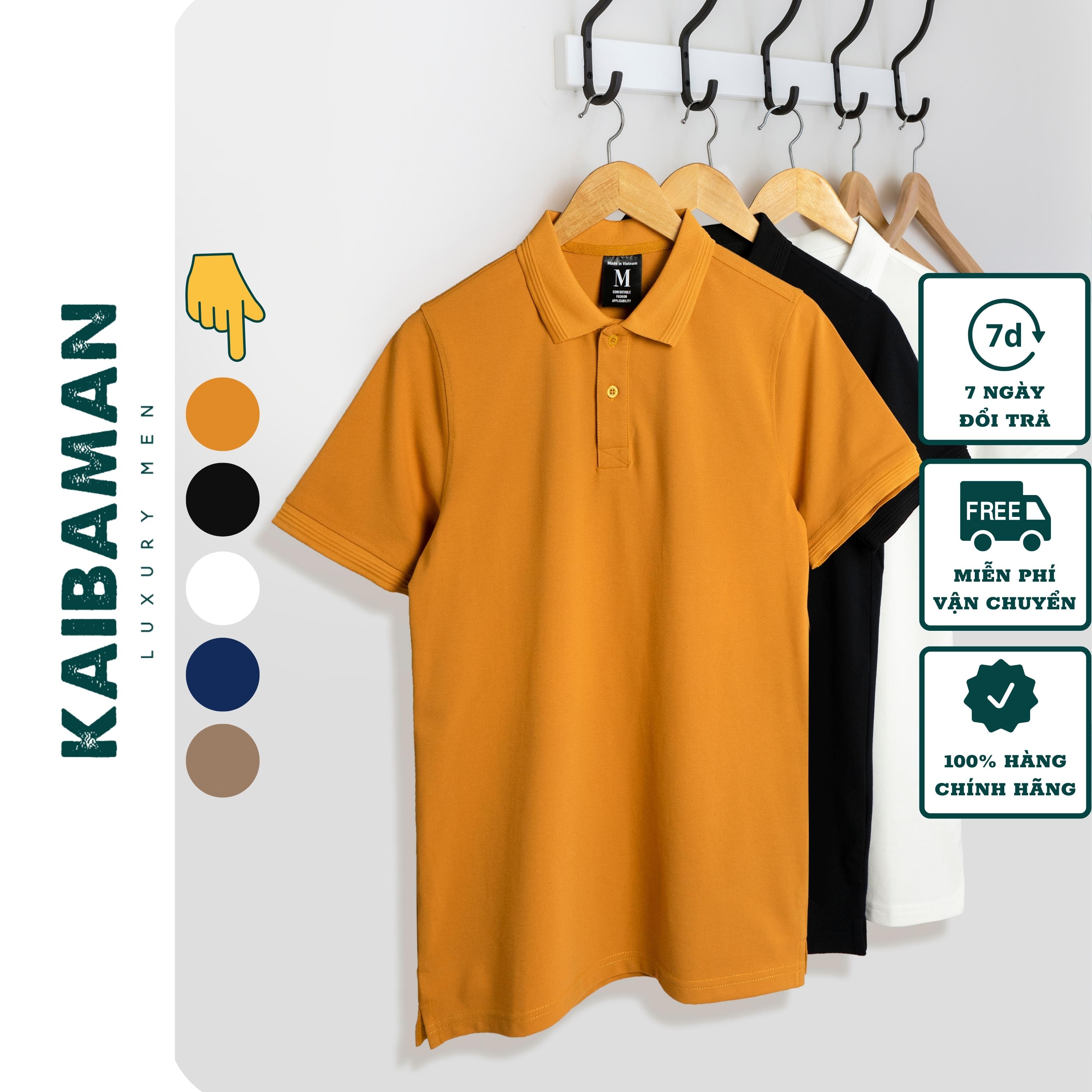 Áo Thun Polo Nam Kaibaman Cổ Bẻ Chất Vải CVC Cao Cấp Chuẩn Form Slimfit Độ Bền Cao - KAIBAMAN STORE