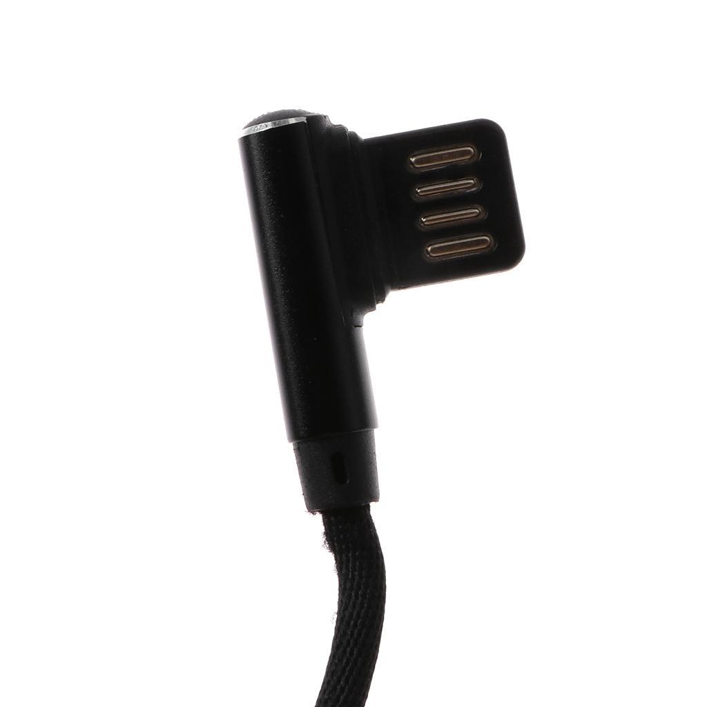 59" 3 in 1 Multi USB Charger Cable Adapter for  Android  Black