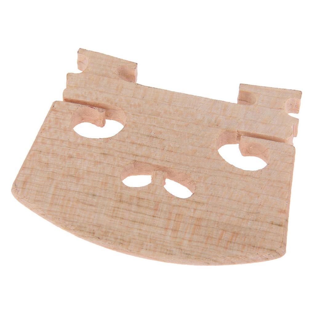 Full Size 4/4 Violin Bridge Maple Wood for Acoustic Violin Parts Accessories
