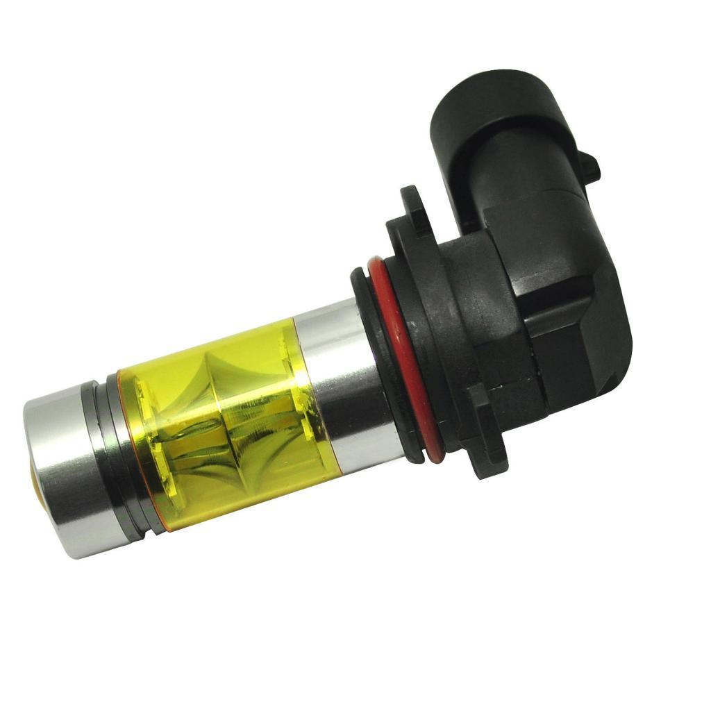 2x Mini Car H11 H8 LED 4300K Yellow 2323 Projector Fog Driving Light Bulb