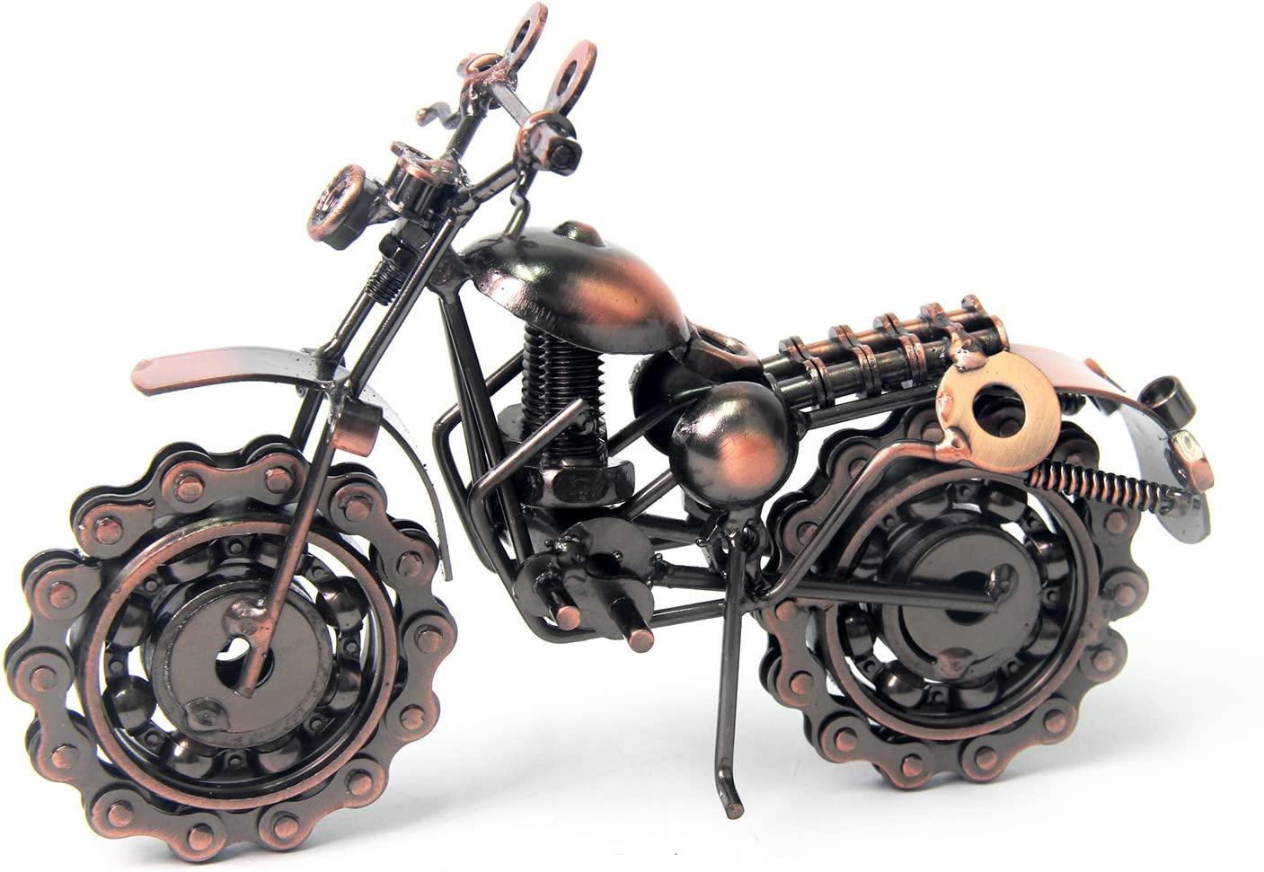 Mô hình xe máy bằng sắt thủ công cổ điển với Chainwheel như tác phẩm điêu khắc nghệ thuật sưu tập dành cho những người yêu thích xe máy
