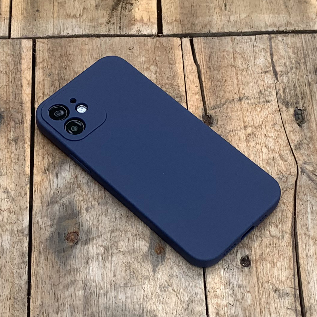 Ốp Lưng Dẻo Mỏng Dành Cho Iphone 11 12 13 11 Pro 12 Pro 13 Pro 11 Pro Max 12 Pro Max 13 Pro Max 12 Mini 13 Mini - Hàng Chính Hãng - Xanh Dương - Iphone 12