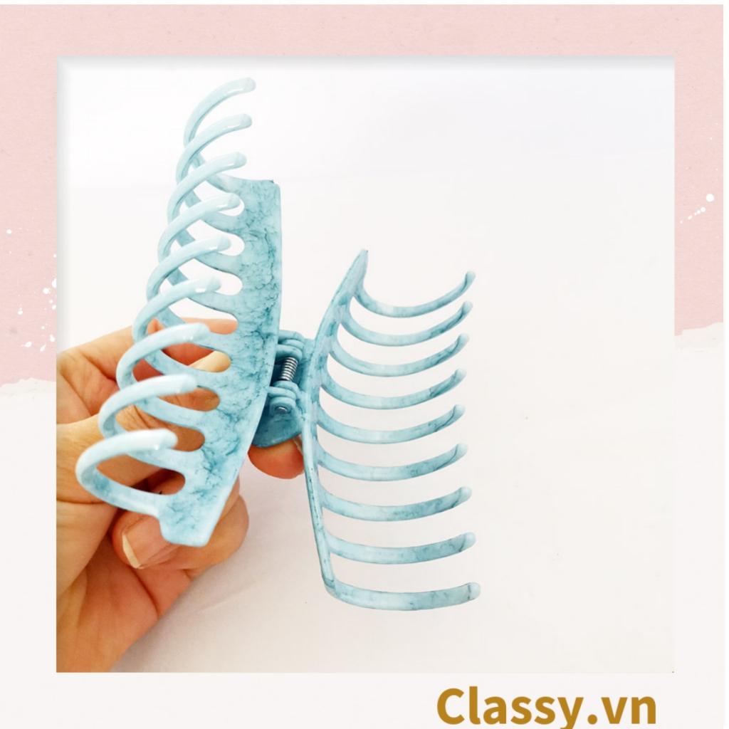 Kẹp càng cua Classy  kẹp tóc cỡ lớn, màu cẩm thạch PK1612