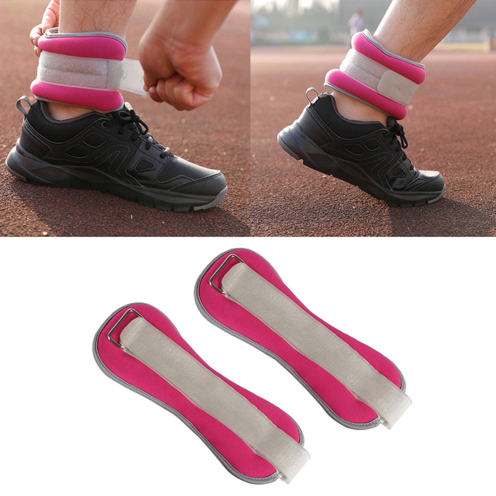 Compact Ankle Weight Women Wrist Weight Strap Bracelet  Pink