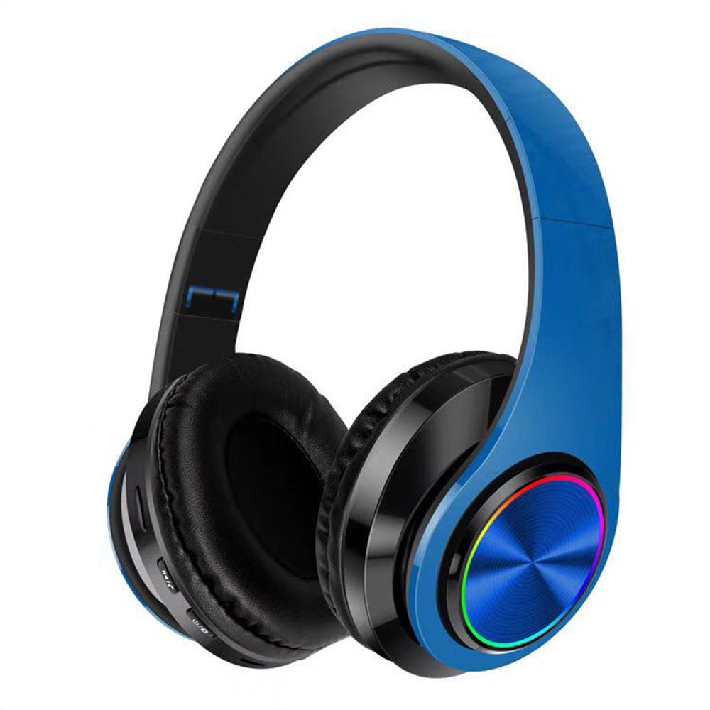 Bluetooth-Tương Thích Tai Nghe 5.0, B39 Không Dây Có Thể Gập Lại Âm Nhạc Tai Nghe Hỗ Trợ Thẻ SD, Máy Tính Chơi Game Dạ Quang Thể Thao Tai Nghe