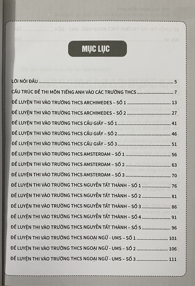 Sách - Bứt phá môn Tiếng Anh - Bộ đề luyện thi vào lớp 6 (Các trường THCS chất lượng cao, chuyên anh)
