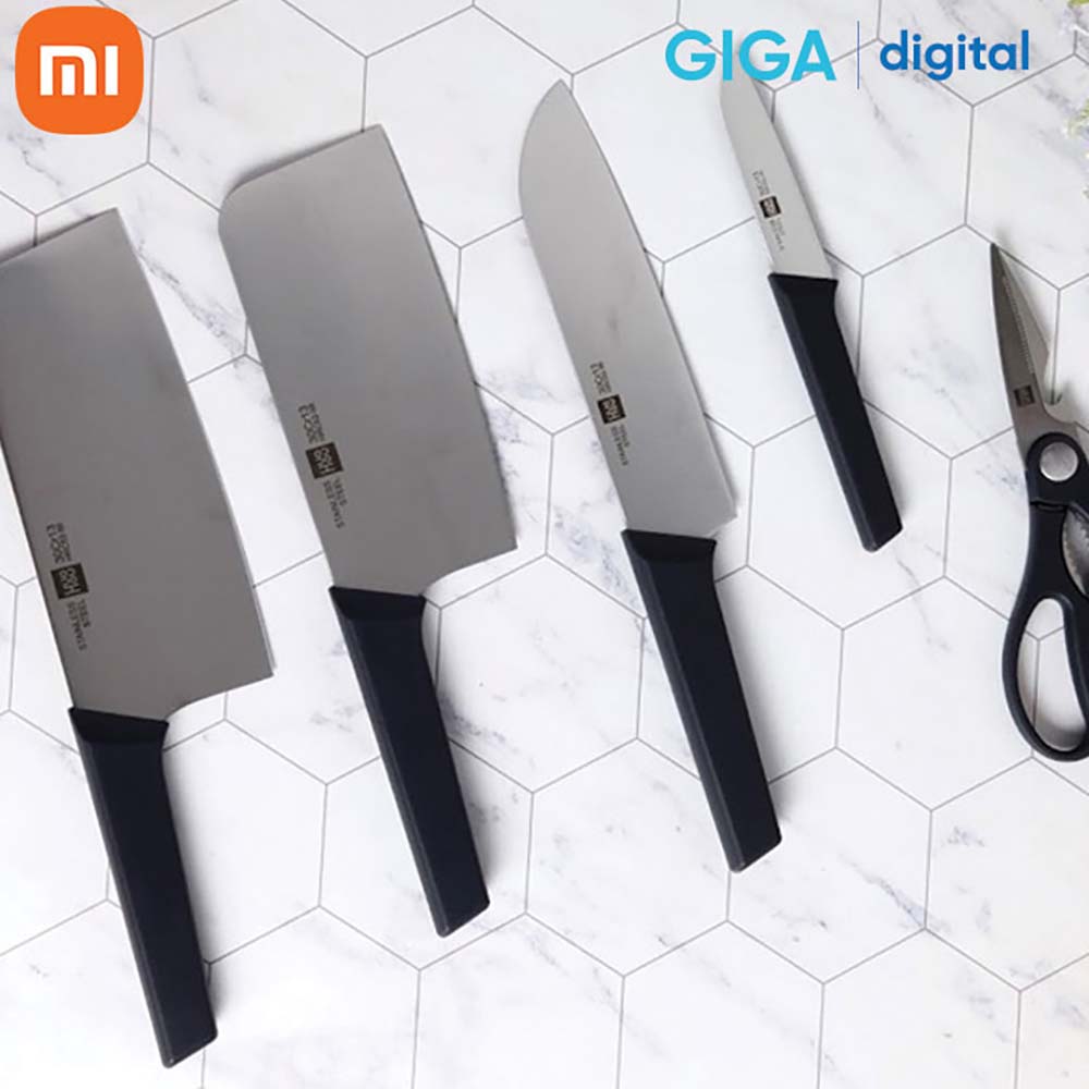 Bộ dao làm bếp 6 món Xiaomi HUOHOU - Hàng Chính Hãng