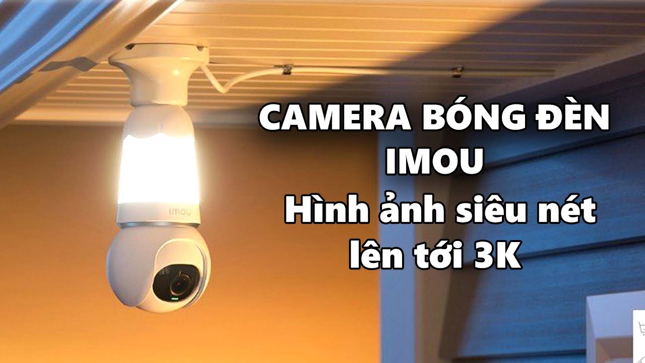 Camera WIFI Bóng Đèn IMOU S6DP 3MP/5MP Xoay 360, Đàm Thoại - Hàng chính hãng