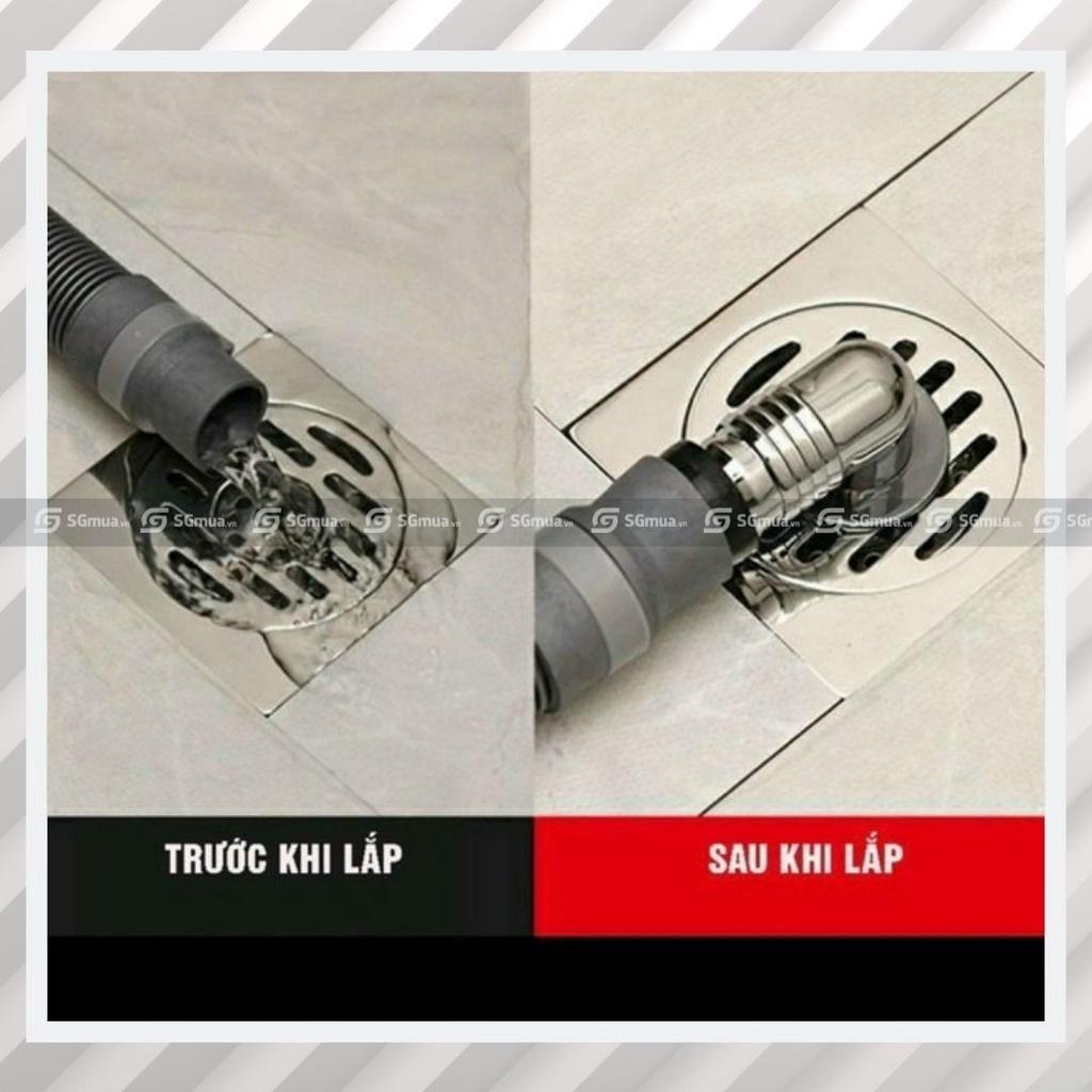 Đầu nối chống tràn, khớp nối thoát nước, chống tràn máy giặt, máy lạnh, ống nước máng xối sân thượng