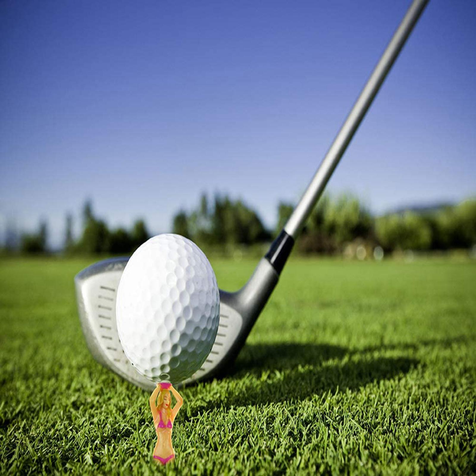 6pcs 3 Inch Plastic Golf Tees Lady Tees Woman Golf Tees Bikini Lady Body Golf Tees for Golf Training Professional Golf Tees Golfer Gift Accessory