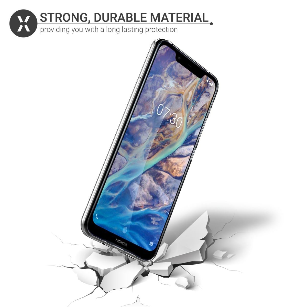 Ốp lưng dẻo silicon cho Nokia 8.1 Plus / Nokia X8