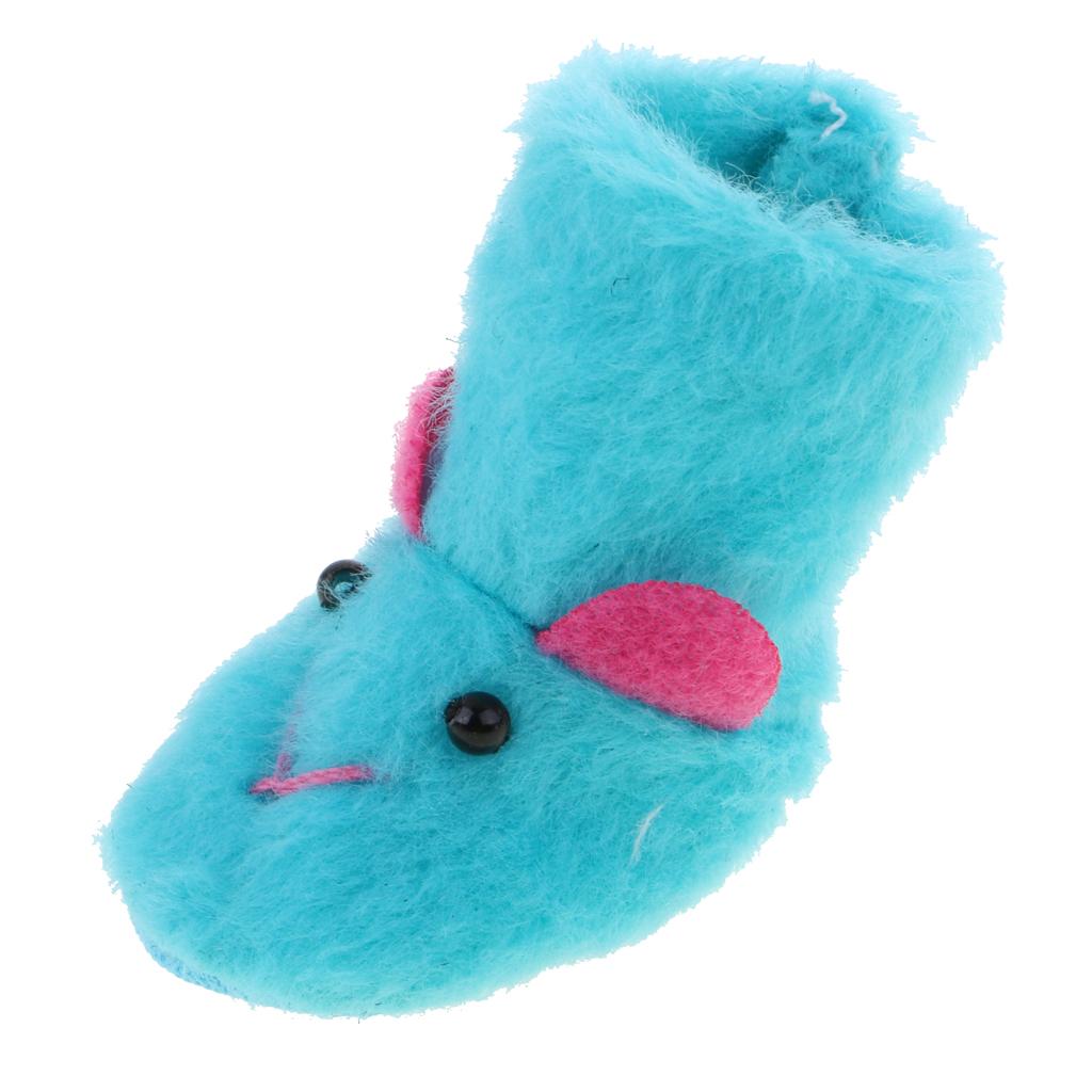 Adorable Rabbit Plush Snow Boots Shoes for 12 inch Neo Takara Blythe Dolls Dress Up ACCS