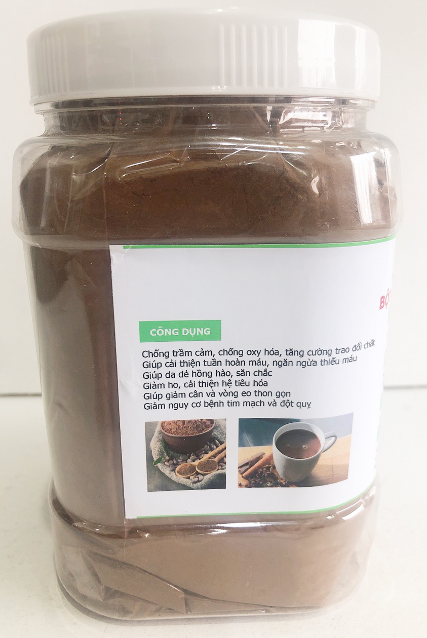 Bột Cacao Đắk Lắk nguyên chất (500gr)