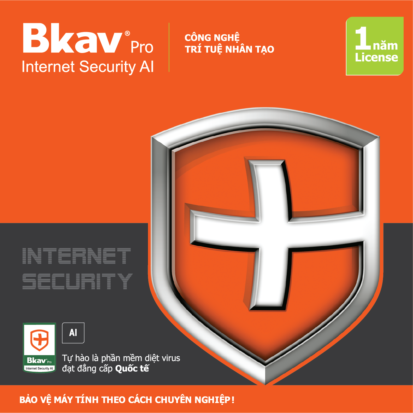 Phần Mềm Diệt Virus BKAV Profressional 1 PC 12 Tháng - Hàng Chính Hãng