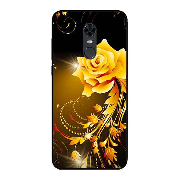 Ốp Lưng in cho Xiaomi Redmi 5 Plus Mẫu Hoa Hồng 4 - Hàng Chính Hãng