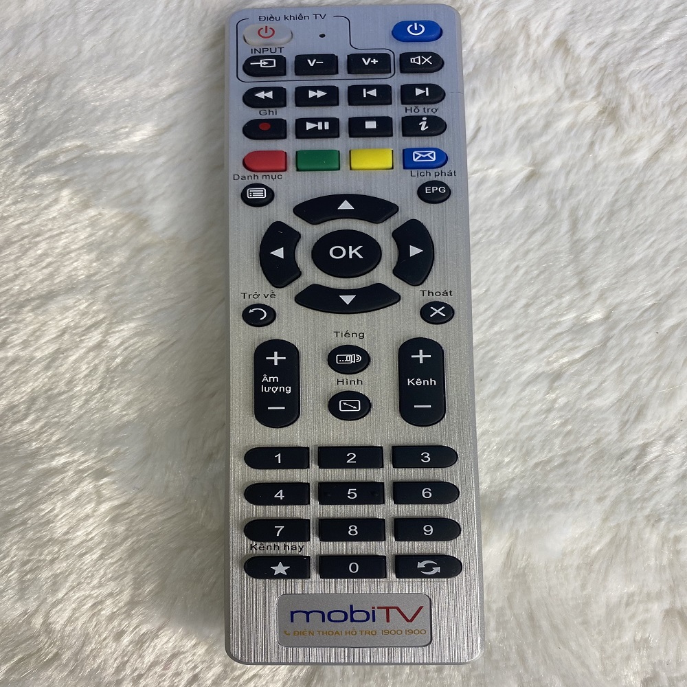 Remote Điều Khiển Cho Đầu Thu ,MOBITV,AVG,AN VIÊN ,2 VIÊN PIN 3A HÀNG CHÍNH HÃNG.