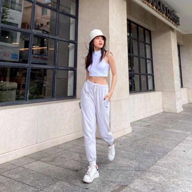 Quần Jogger basic đen xám trắng ống bo Lou Pants | LND