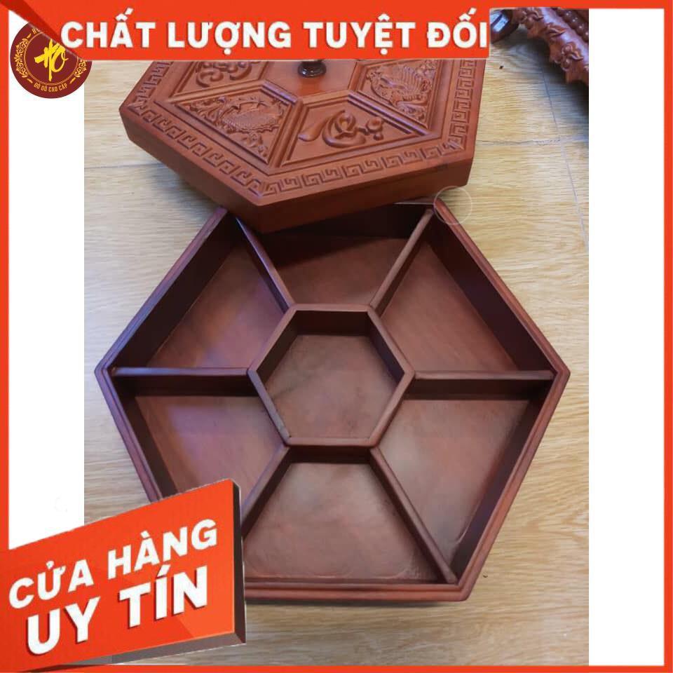 Khay đựng bánh kẹo tết bằng gỗ thiết kế cao cấp - BẢO HÀNH 1 ĐỔI 1 KHÔNG ƯNG HOẢN TIỀN