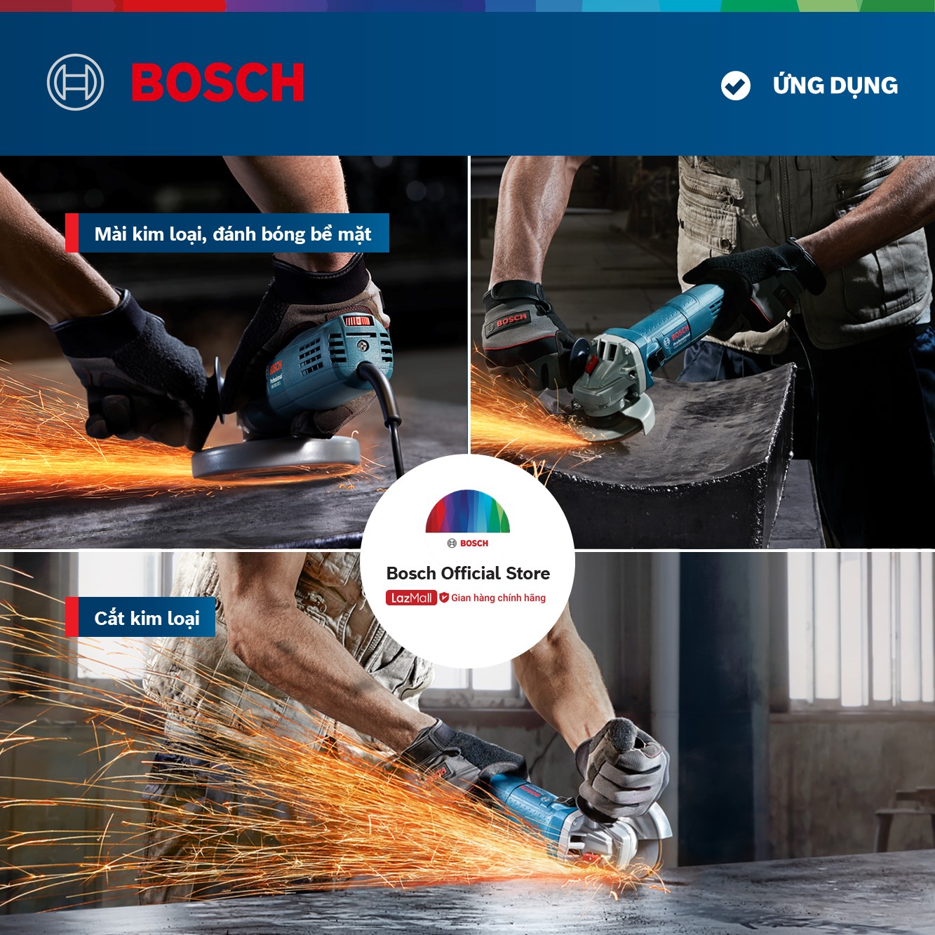 Máy mài góc Bosch GWS 900-100  900W