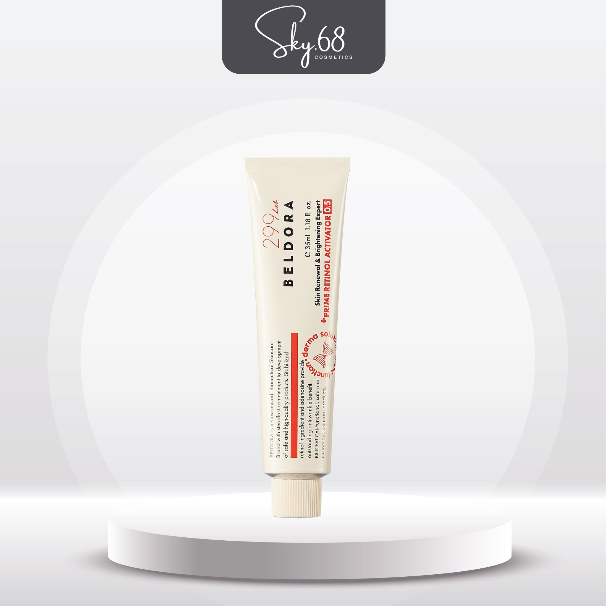 Kem Dưỡng Retinol Phủ Bóng, Ngăn Ngừa Mụn Beldora 299 Skin Renewal & Brightening Expert 0.5 35ml