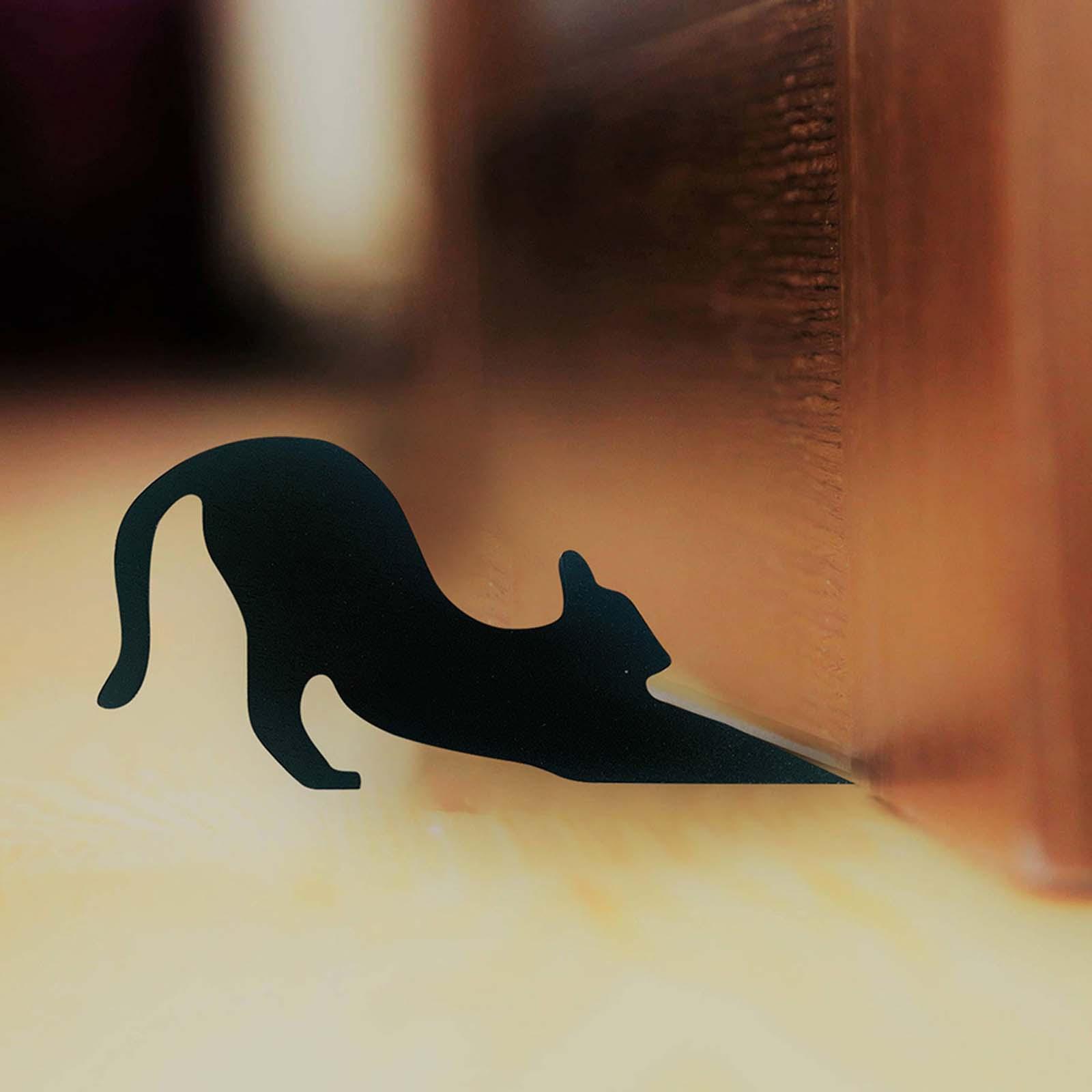 Halloween Cat Door Stop Doorstop Lovely Door Wedge Multifunctional Animal Door Stop Door Stopper for Kitchen Bathroom Hotel Apartment