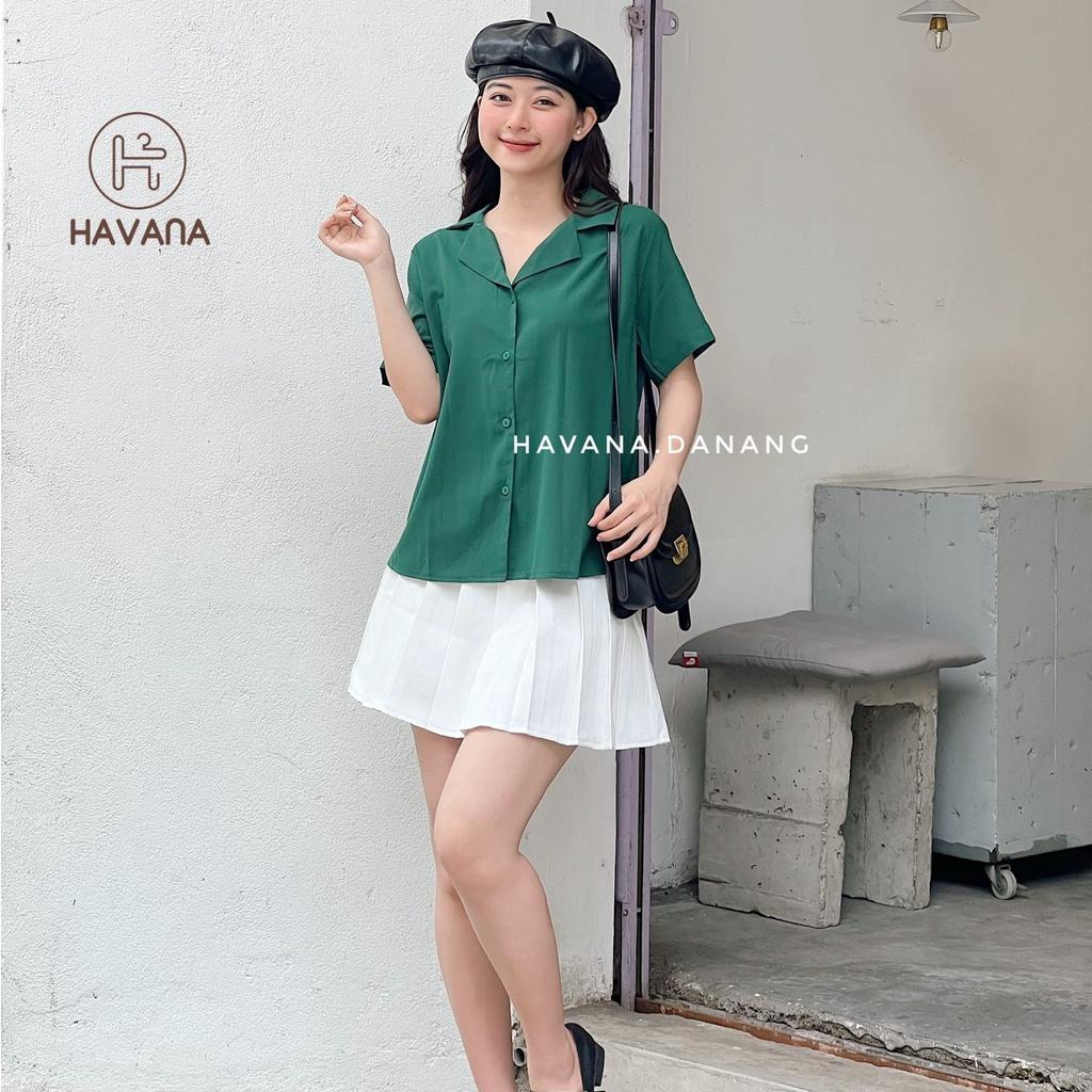 Áo blazer ngắn tay trơn, blazer lụa cộc tay basic phong cách Hàn Quốc